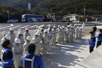 現場体験学習会（大分県建設業協会主催）